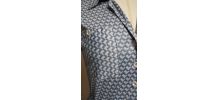 robe vintage bleu gris