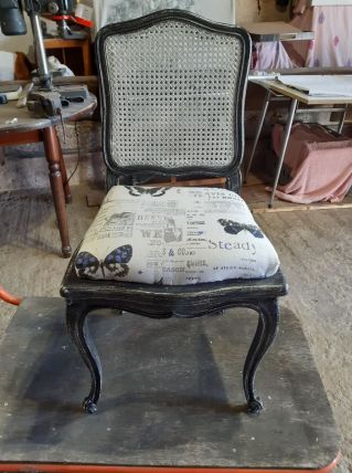 chaise relookée