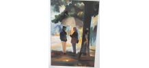 Tableau "Un p'tit coin d'parapluie"