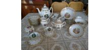 Service à café et dessert Fragonard porcelaine 41 pièces 