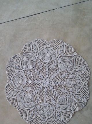 Napperon crochet année 70