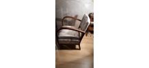 fauteuil art déco en tissus bridge 