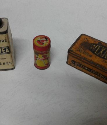 Lot boites metal