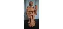 statuette en terre cuite origine Portugal signée