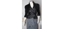 Veste courte peplum légère aspect cuir T 38/40 