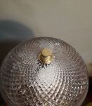 lampe cristal verre transluside de 1960 a70s