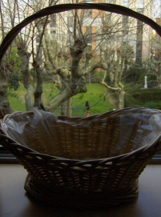 Grand panier en osier