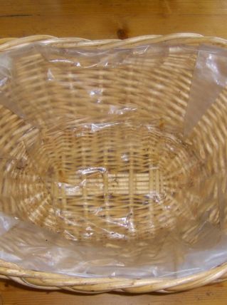 Grand panier en osier