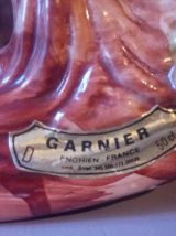 Ancienne bouteille publicitaire Garnier liqueurs 