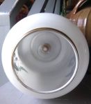 Lustre en opaline pour chambre d'enfant 