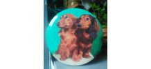 Deux boites en tôle lithographiée - Modèle chiens !