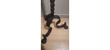 beau pied lampadaire fer forge 1960 a 70s ,tres lourd 10kg  