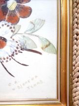 Deux cadres en véritables ailes de papillons - Art africain 