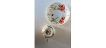 Tasse et soucoupe en porcelaine et sa boîte Easy Life