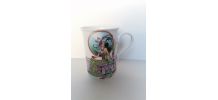 Mug motif art déco style Mucha
