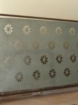 Rare plaque ancienne industrielle pour pochoirs