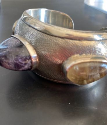 Bracelet Argent Massif Origine TIBET début XXéme