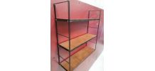 etagere tomado 1960 a 3 etages vernis et tranche noir tres s