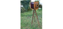 Appareil à photo à soufflet de 1890