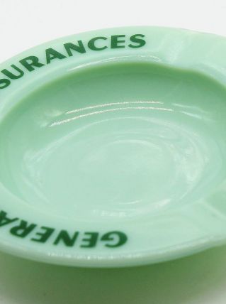 Cendrier compagnie générale d'assurance en opalex