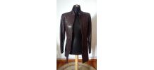 Manteau en cuir femme Red skins (taille M)