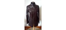 Manteau en cuir femme Red skins (taille M)