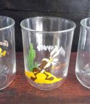 5 verres de personnages de  Warner bros