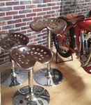  trio tabourets  style indus  veritables s