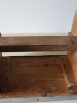 Petit banc vintage en bois et formica 