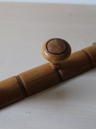 Portemanteau Patère bambou vintage 