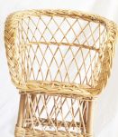 Fauteuil enfant rotin