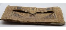 Pochette cuir vintage 