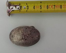 Vintage Boucle de ceinture Argent USA années 80' unique/coll