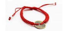Bracelet porte bonheur rouge