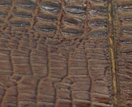 Sac à main en crocodile vintage