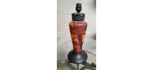 pied LAMPE 1930  pate deverre SIGNÉE deguè ART DECO  tres be