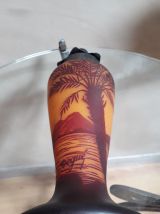 pied LAMPE 1930  pate deverre SIGNÉE deguè ART DECO  tres be