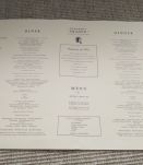 MENU PAQUEBOT FRANCE