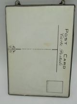 carte postale publicitaire chocolat Nestlé sous verre