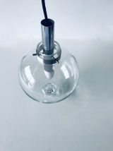 Suspension boule en verre vintage