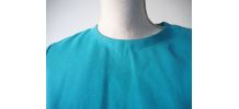 Robe babydoll Mod trapèze Twiggy turquoise vintage 60's