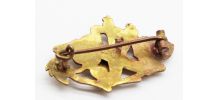 Broche vierge Marie vintage