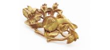 Broche vierge Marie vintage
