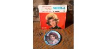 45 tours Sheila (Philips) et médaillon publistar 