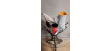  lot de 3 vases  et ceramiques    1950 a 60    style valauri