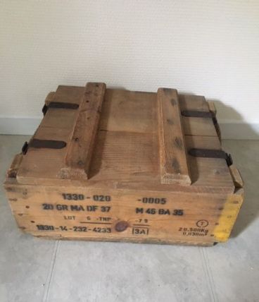 caisse à munition en bois