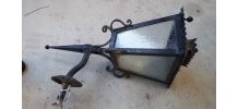 lanterne ancienne fer forgè   tres lourde a sceler 1920 75x3