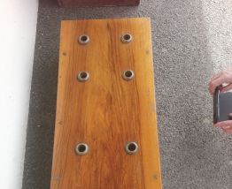 Socle balance ancienne