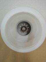 Suspension vintage en opaline mat