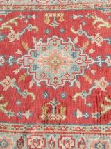 Tapis berbère, en laine et coton, 133 x 207 , 1960s 